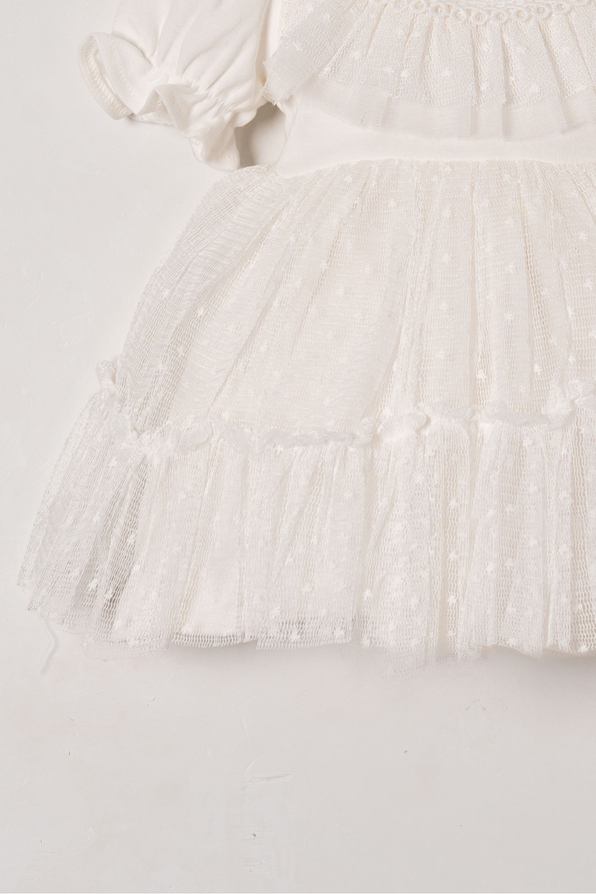 Miniday Baby Kız Bebek Mevlütlük Elbise Yazlık Bandanalı Dantelli Yeni doğan Hastane çıkışı Gelinlik Abiye 4015 fotoğrafı 4 (önizleme)