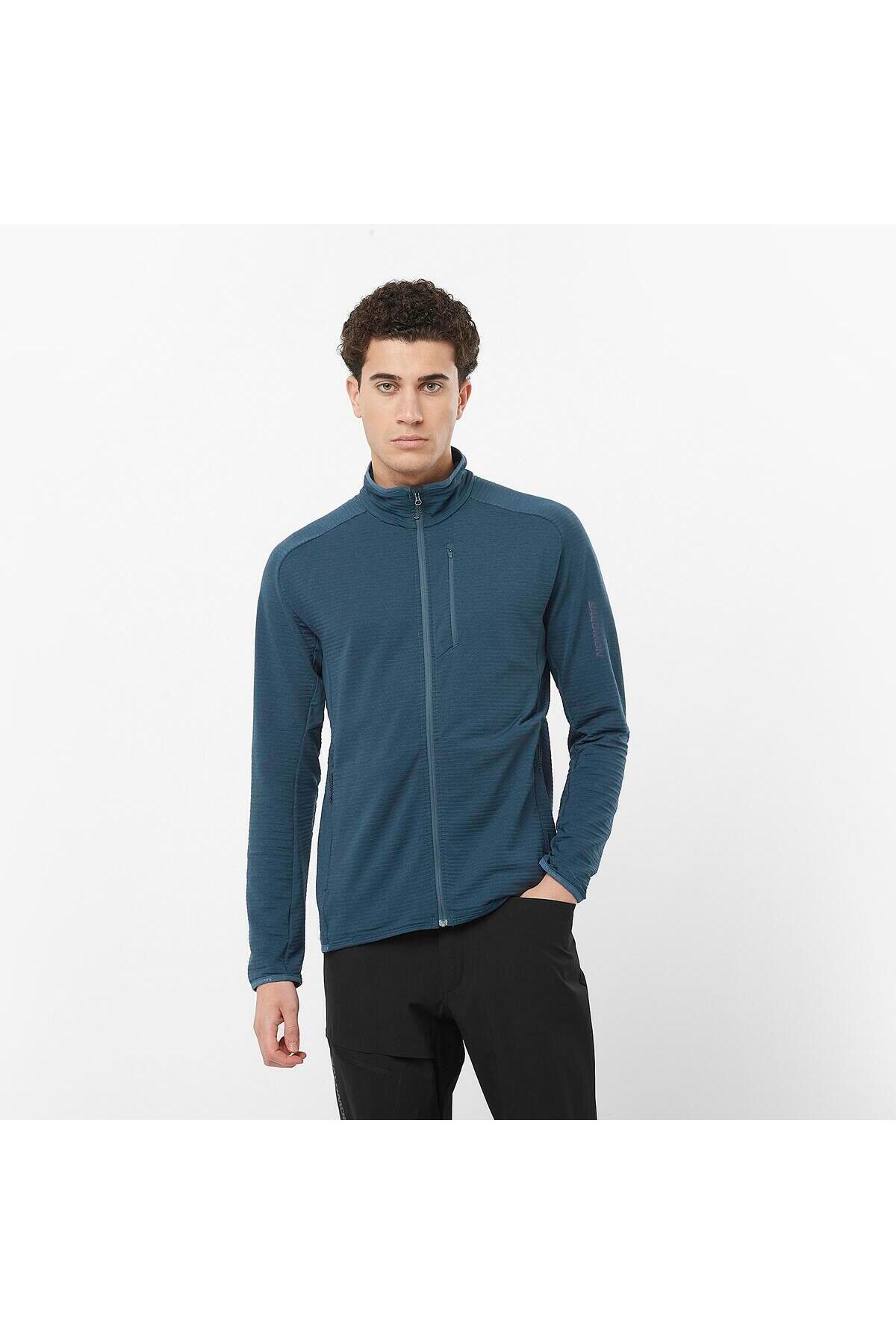 سالومون کاپشن سرمه‌ای Essential Ltwarm Fz M LC2276200