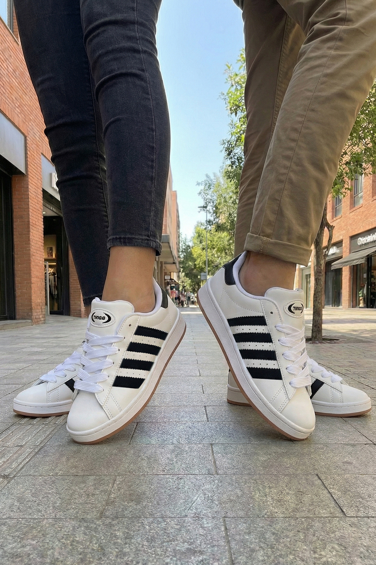 TWİGS TW TONNY WHİTE CMPS Unisex Bağcıklı Ortopedik Spor Sneaker Ayakkabı görsel 5
