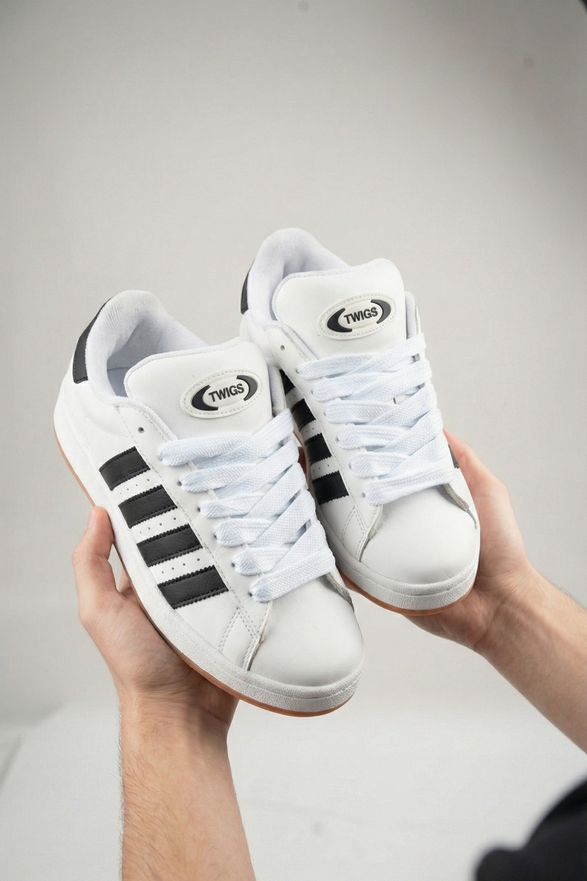 TWİGS TW TONNY WHİTE CMPS Unisex Bağcıklı Ortopedik Spor Sneaker Ayakkabı görsel 3