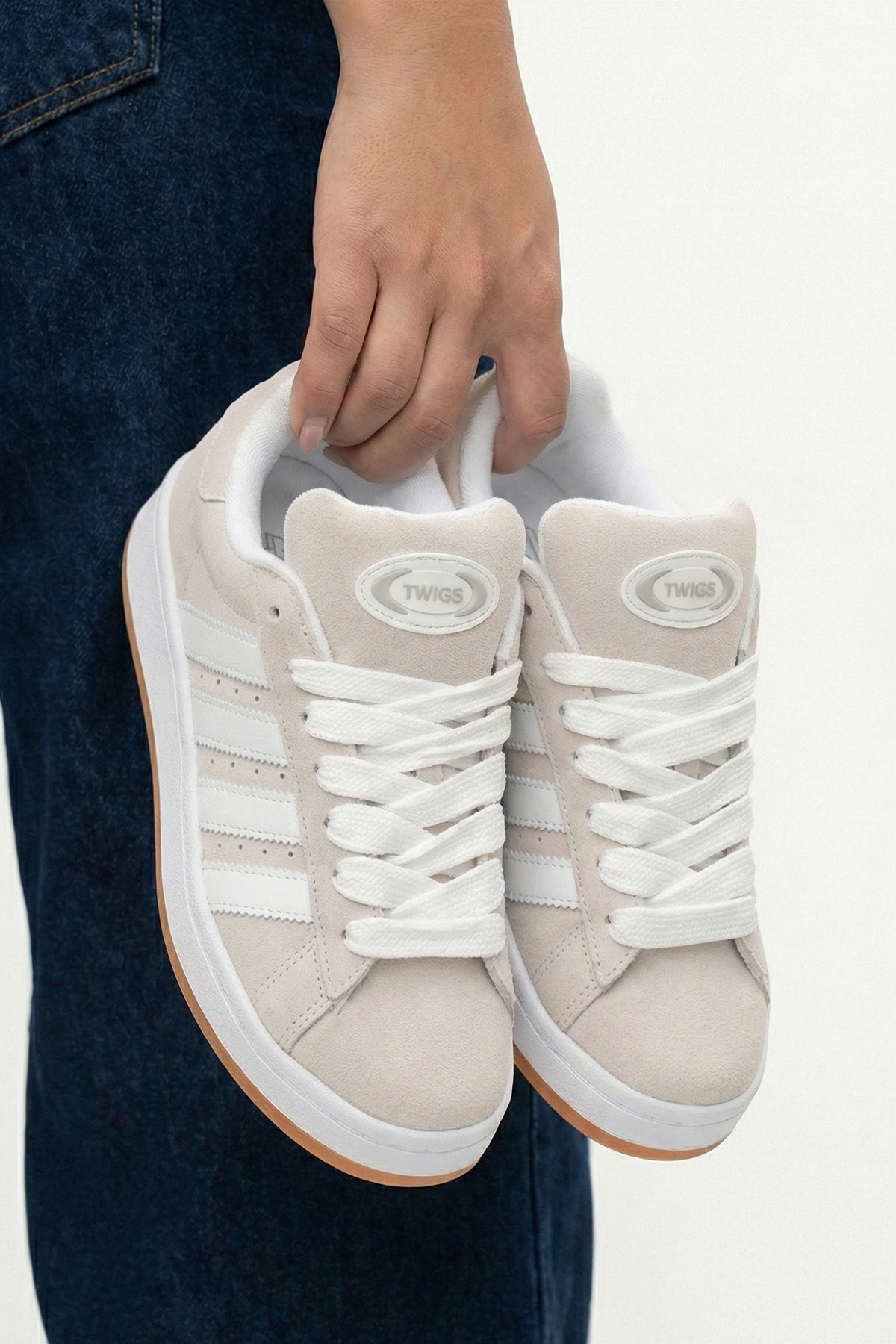 TWİGS TW TONNY WHİTE CMPS Unisex Bağcıklı Ortopedik Spor Sneaker Ayakkabı görsel 4