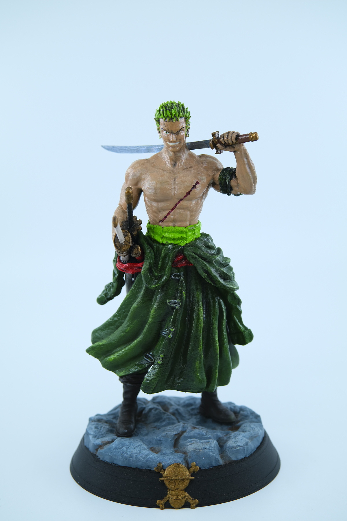 PWUL WORKS Figür 25cm One Piece Roronoa Zoro Figür - Özel El
