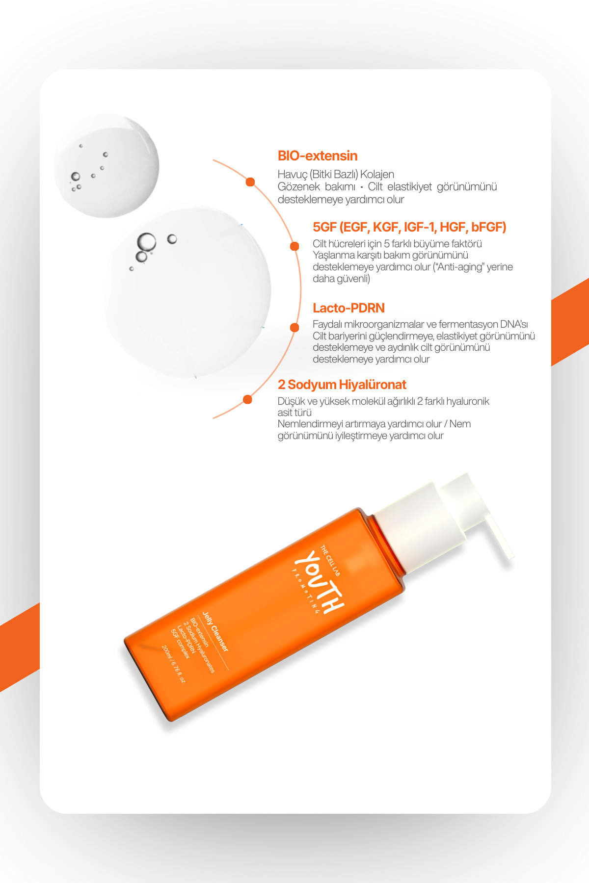 Gözenek Sıkılaştırıcı & Arındırıcı ve Yoğun Nemlendirici Yüz Temizleyici Jeli Lacto-PDRN 200ml — 8809606852370 — تصویر 6 از 8