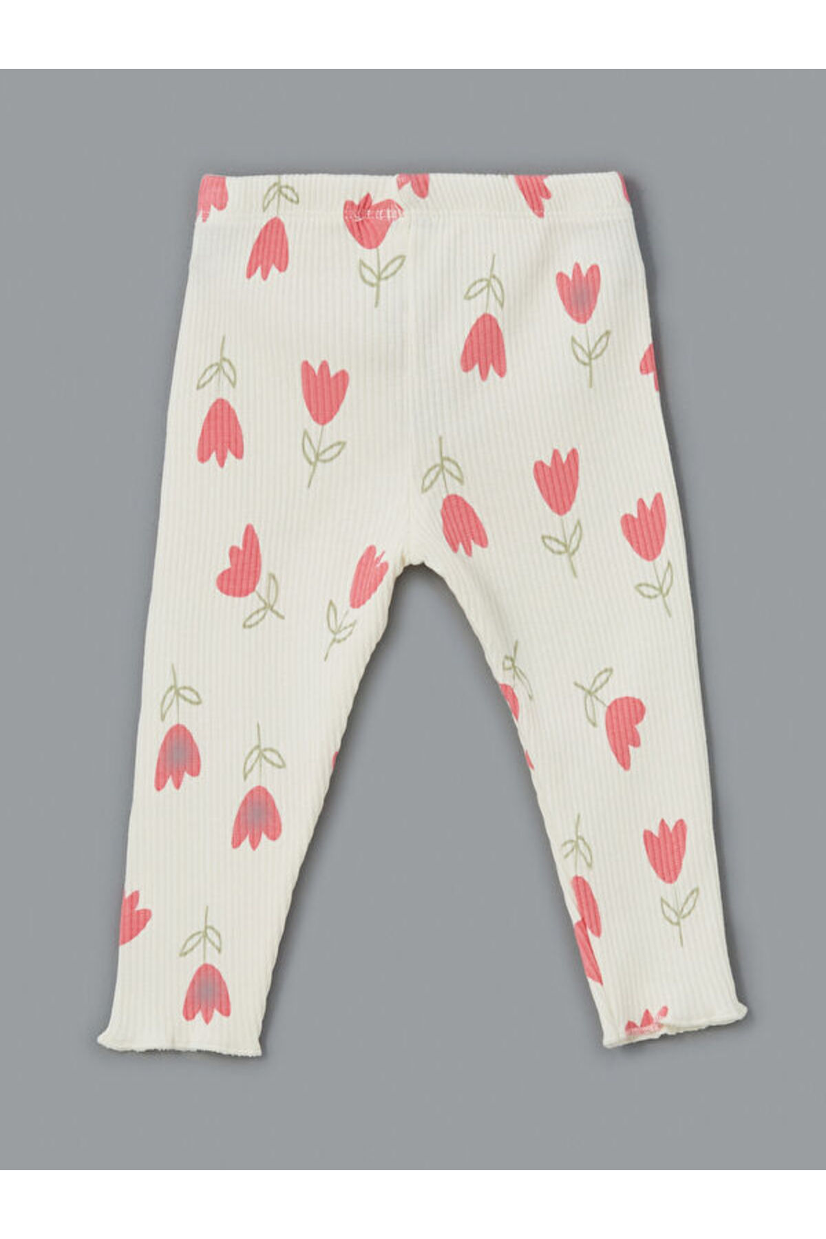 LC Waikiki Freezen Store'dan Eşsiz Ürünler I Beli Kordonlu Çiçekli Kız Bebek Tayt fotoğrafı 2 (önizleme)