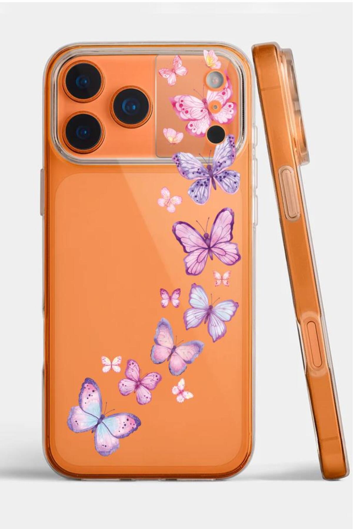 Iphone 17 Pro Compatible Patterned Clear Silicone Case