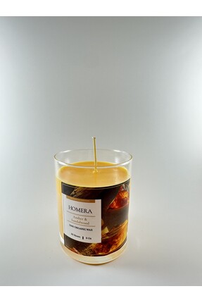 Homera Design El Yapımı Organik Amber&Sandalwood Kokulu Signature Edition Soy...