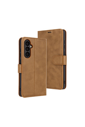 NewFace Samsung Galaxy S25 FE Trend S Plus Kapaklı Kılıf - Taba