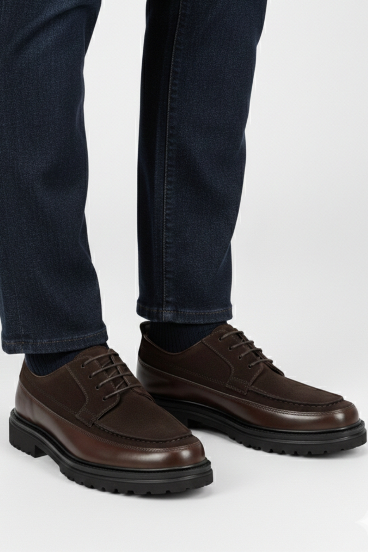 LUSIVE  Hakiki Deri Kahverengi Günlük Rahat Klasik Erkek Ayakkabı LUASS28AL0046 - Görsel 3