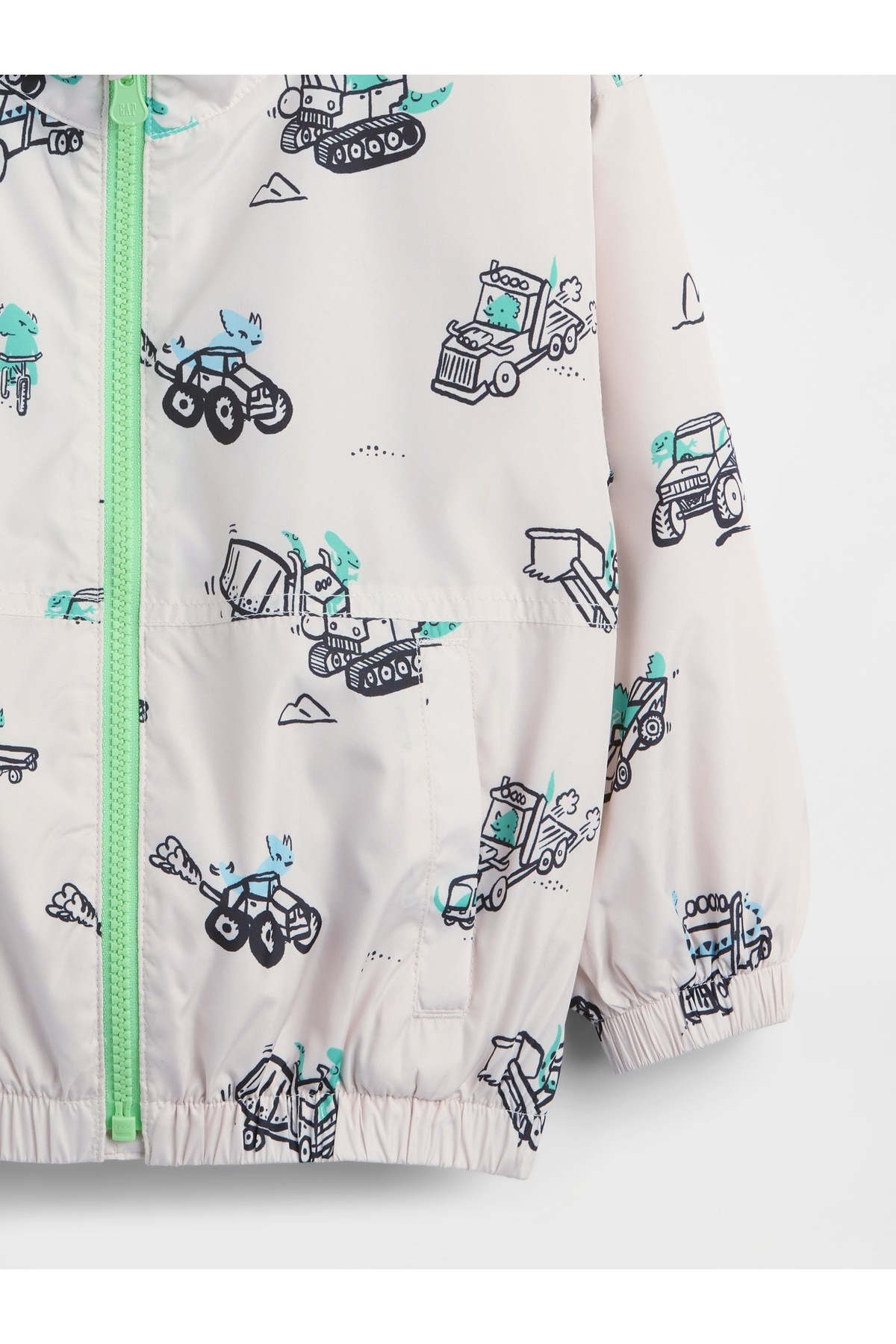 GAP Erkek Bebek Kırık Beyaz Rüzgarlık Ceket fotoğrafı 2 (önizleme)