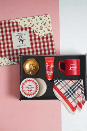 TrendHediye Kadınlar Günü Premium Hediye Kutusu - Biblo, Seramık Fincan, Koku...