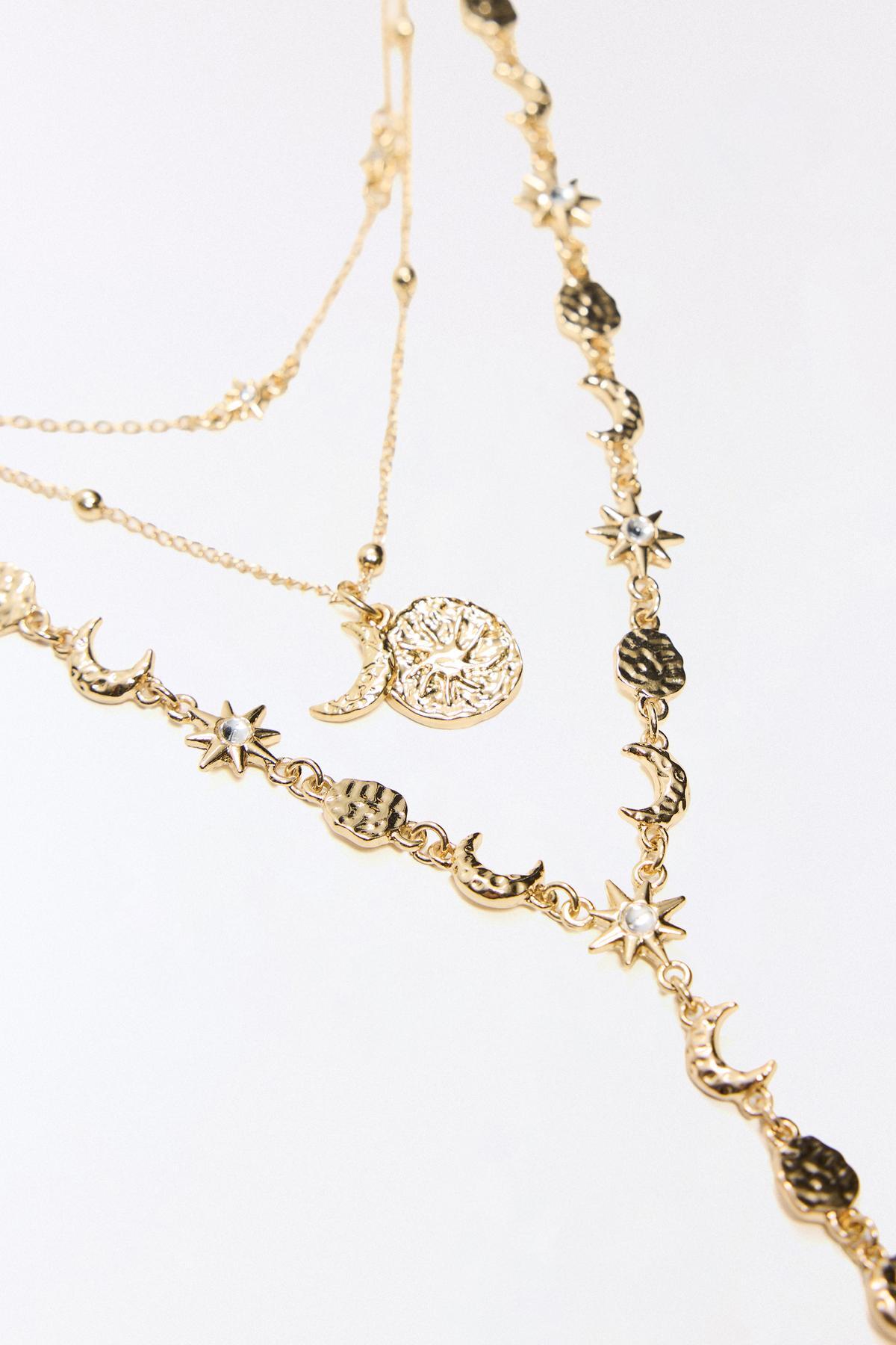 Bershka  3’lü uçlu kolye seti - Görsel 3