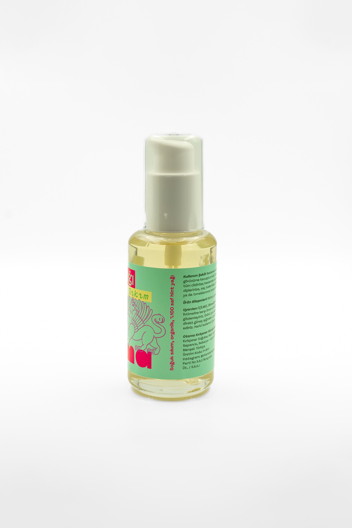 Soğuk Sıkım, Organik, %100 Saf Hint Yağı - 100 ML — HİNTYAGİ100ml — تصویر 2 از 4