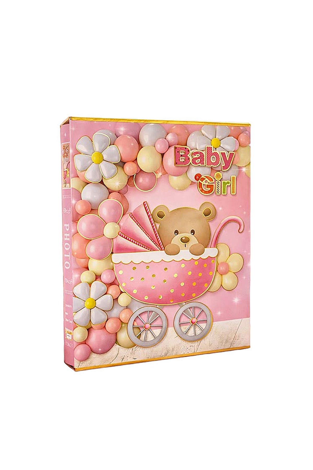 Relavant 200'lük Kız Bebek Albümü / Çocuk Albümü - Pembe 10x15 Cm Fotoluk fotoğrafı 3 (önizleme)