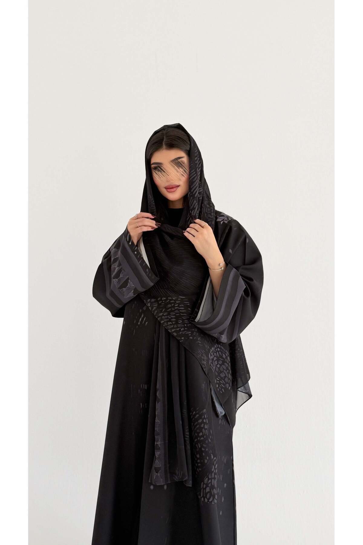 AYA MWT1067 -عباية طباعة | Printed Abaya
