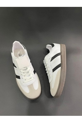 Nuzabi Sombaa Beyaz Siyah Unisex Sneaker