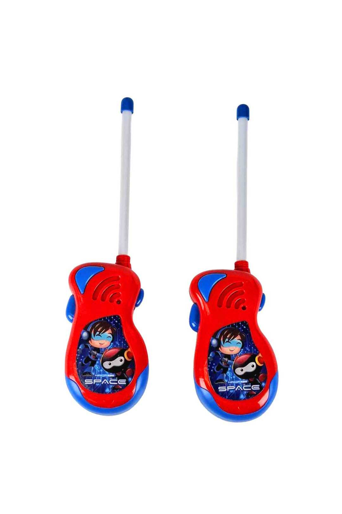 Hobikolik 📡 Walkie Talkie Telsiz Süper Kahraman Temalı Sesli Işıklı – Kartela 3 Yaş+ fotoğrafı 2 (önizleme)