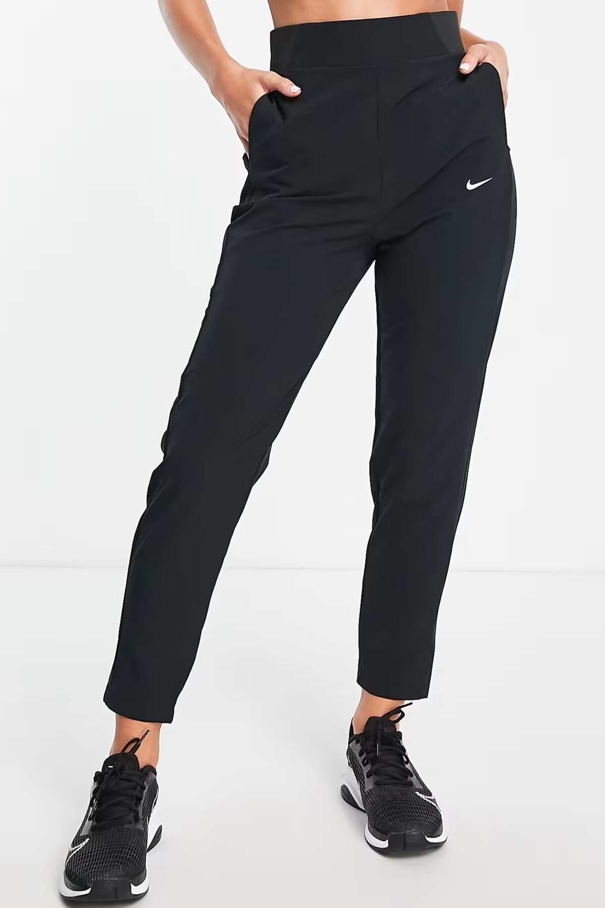 women's nike open bottom sweatpants