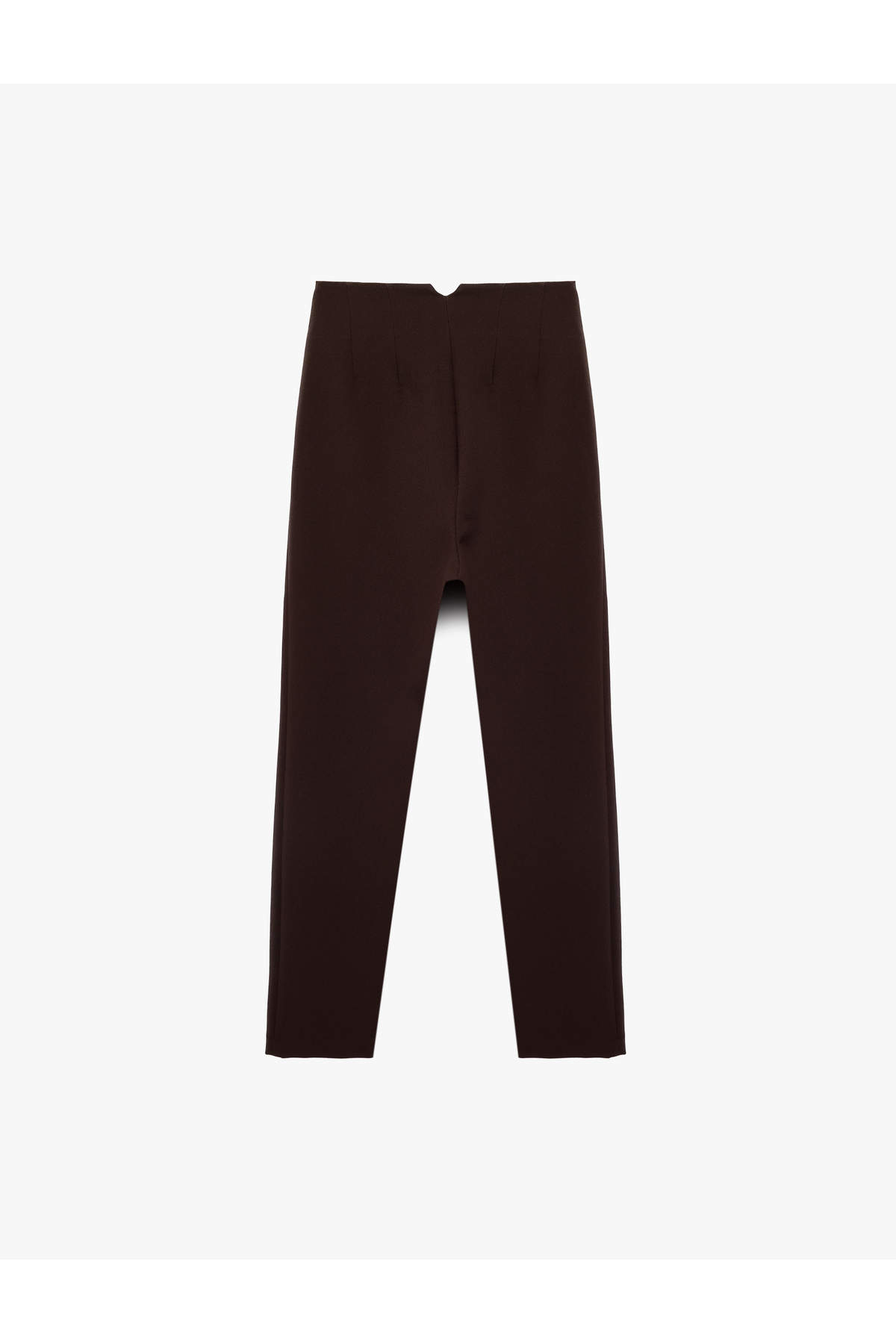 Koton Düğme Detaylı Cepli Yüksek Bel Slim Fit Cigarette Pantolon görsel 3