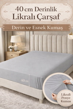 Madame Hiloşş Sıkı Dokuma Lastikli Çarşaf