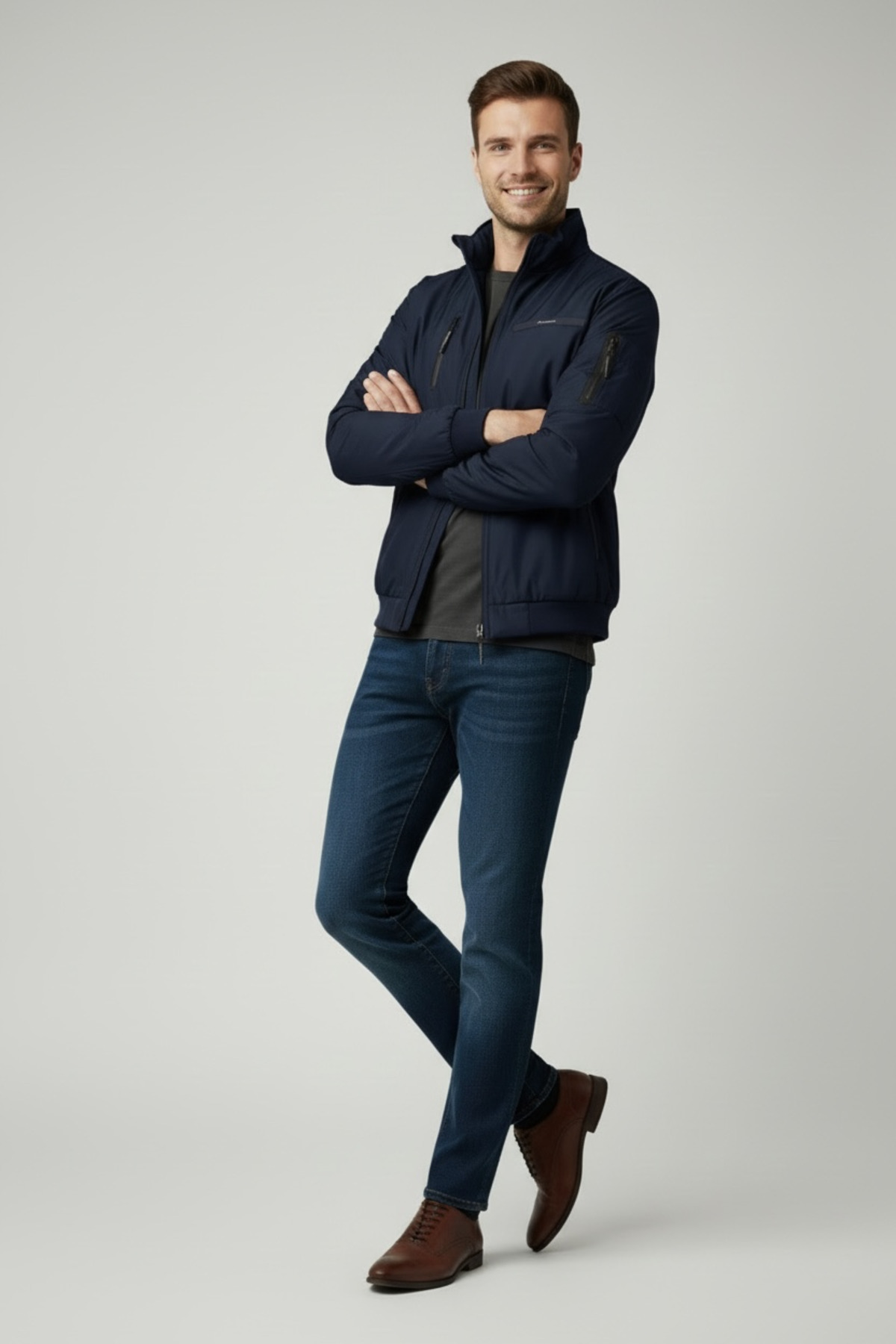 AtlasGiyim  Erkek Hafif Kışlık Mevsimlik Mont (Yeni sezon) - Görsel 4