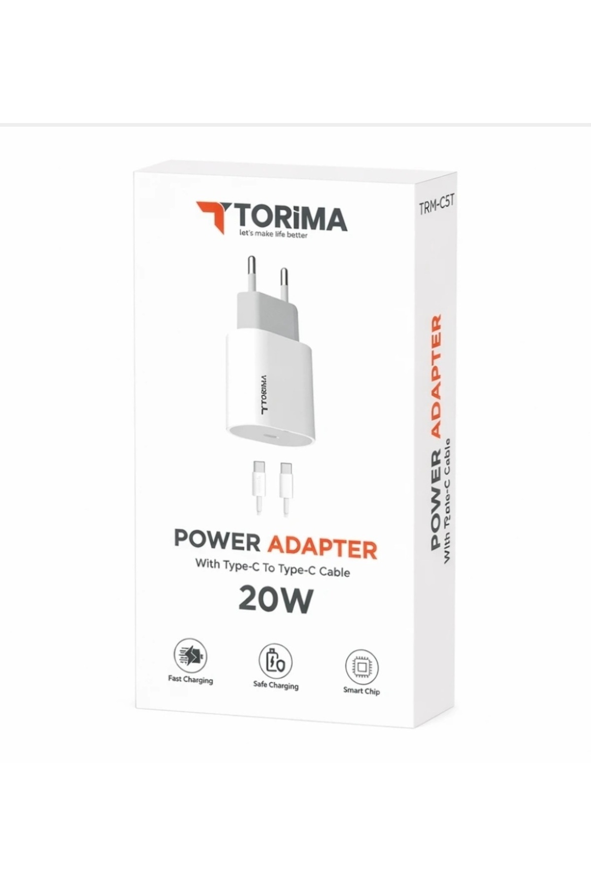 Torima C5T Type-C Type-C 20W Yeni Nesil Hızlı Şarj Aleti - Fiyatı