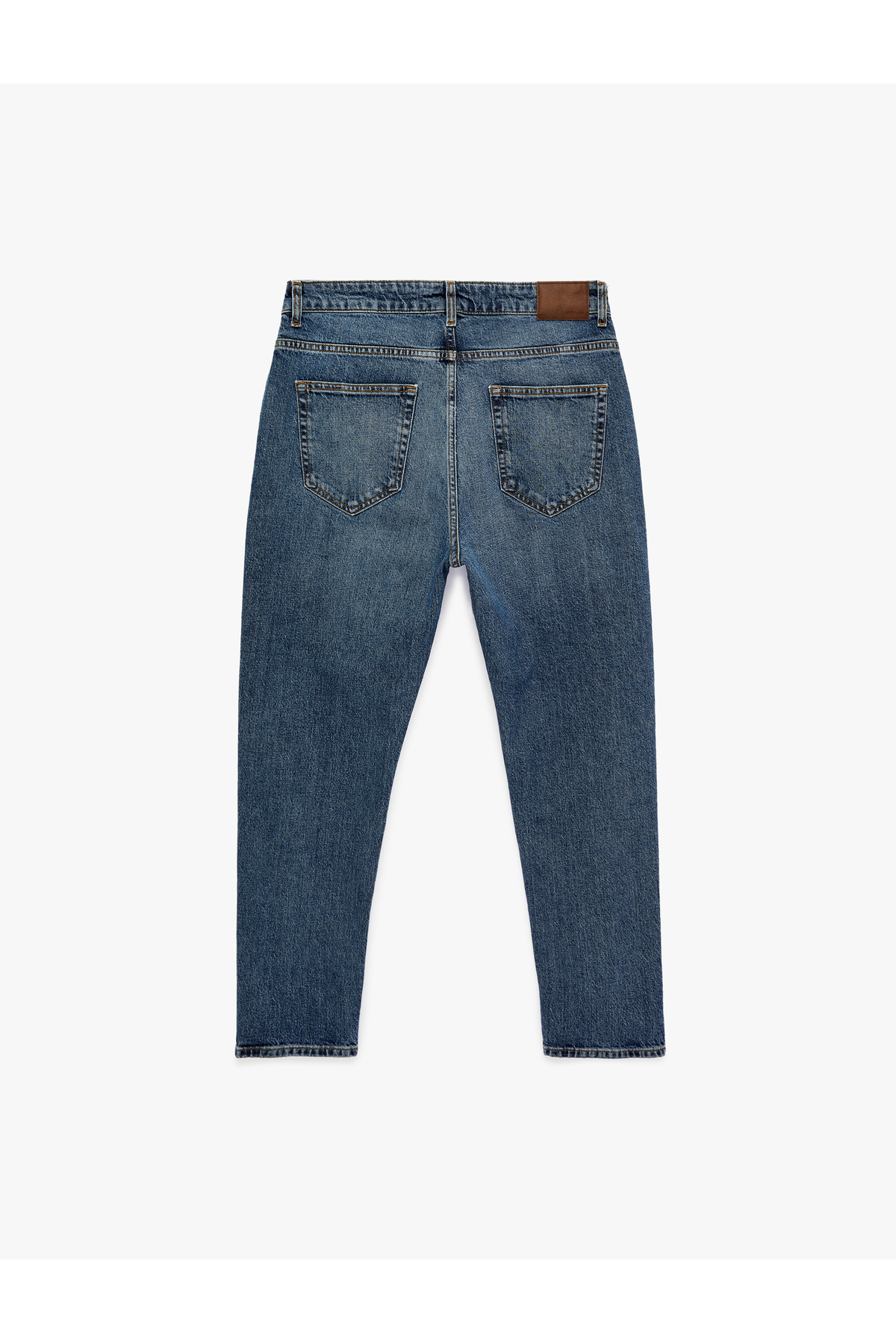 Koton Pamuklu Regular Fit Normal Bel Tapered Jean Pantolon - Joe Jean görsel 7