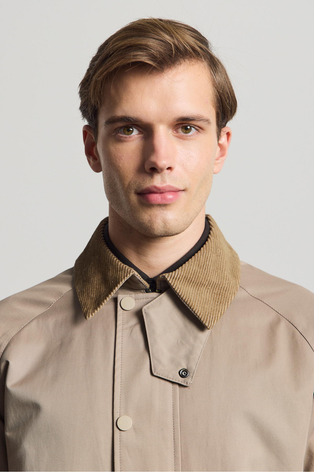 Danger  Erkek Premium Kadife Yaka Ceket Bej - Görsel 3