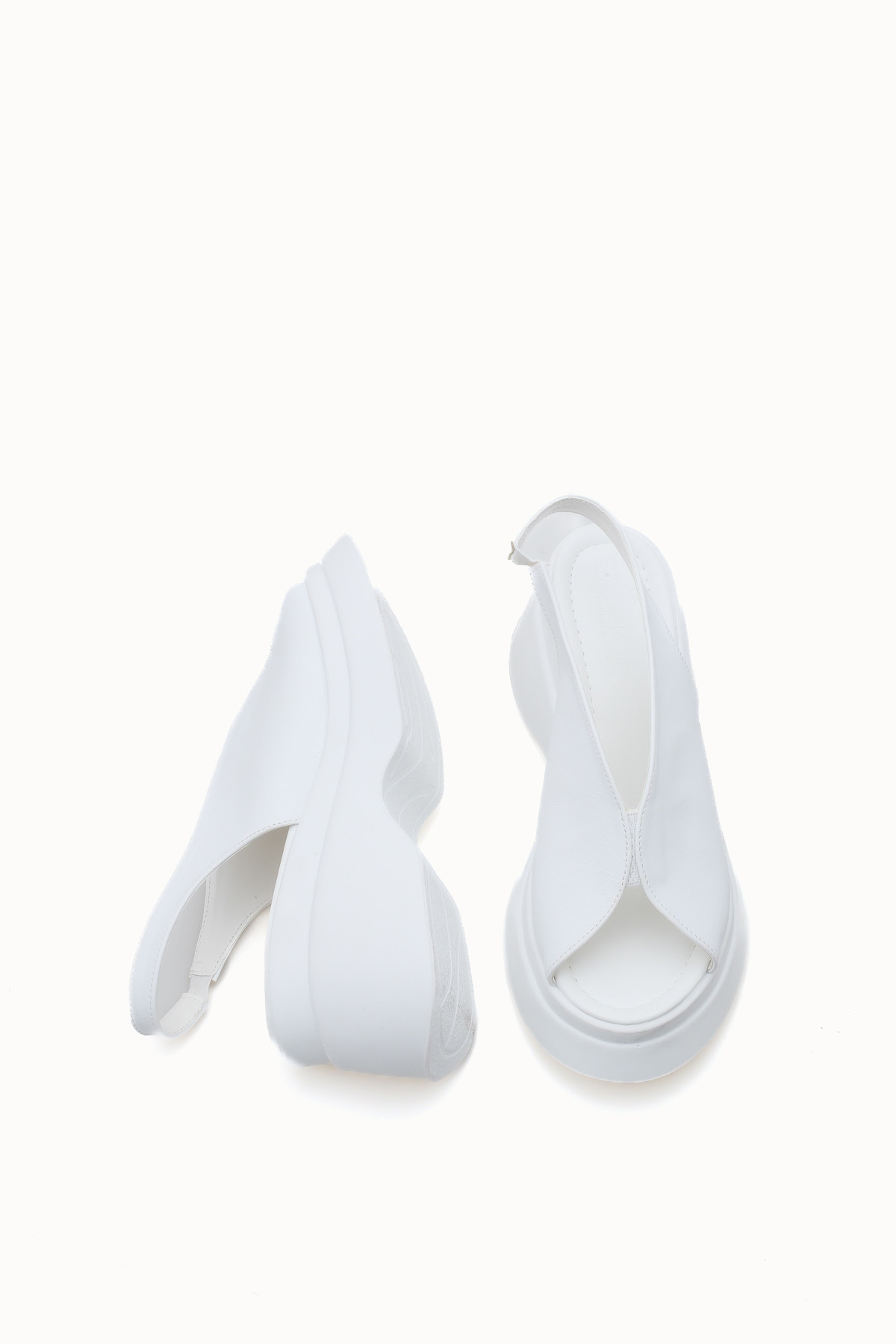 Riccon  Kadın Sandalet 0012913 Beyaz - Görsel 5