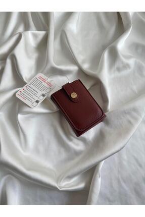 Mia Collection Wallet Model Cüzdan 7 Bordo