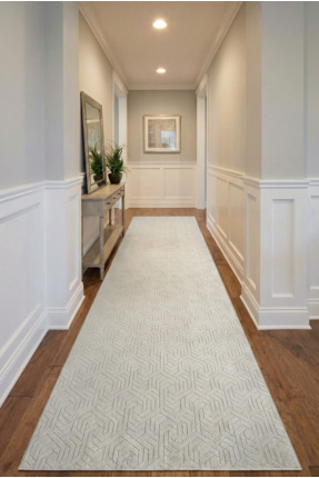 Geus Halı Rölyef Halı Kaymaz Taban Makinada Yıkanabilir Leke Tutmaz Gri Halı ...