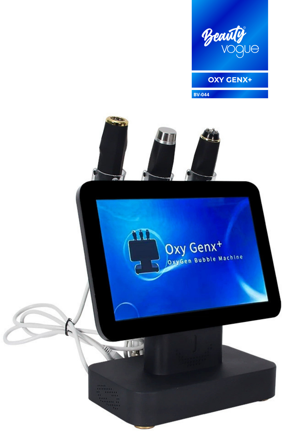 Oxy GenX3 Ultrasonik RF CO2 Oksijen Cilt Bakım Cihazı — مشکی BV-44 — تصویر 2 از 5