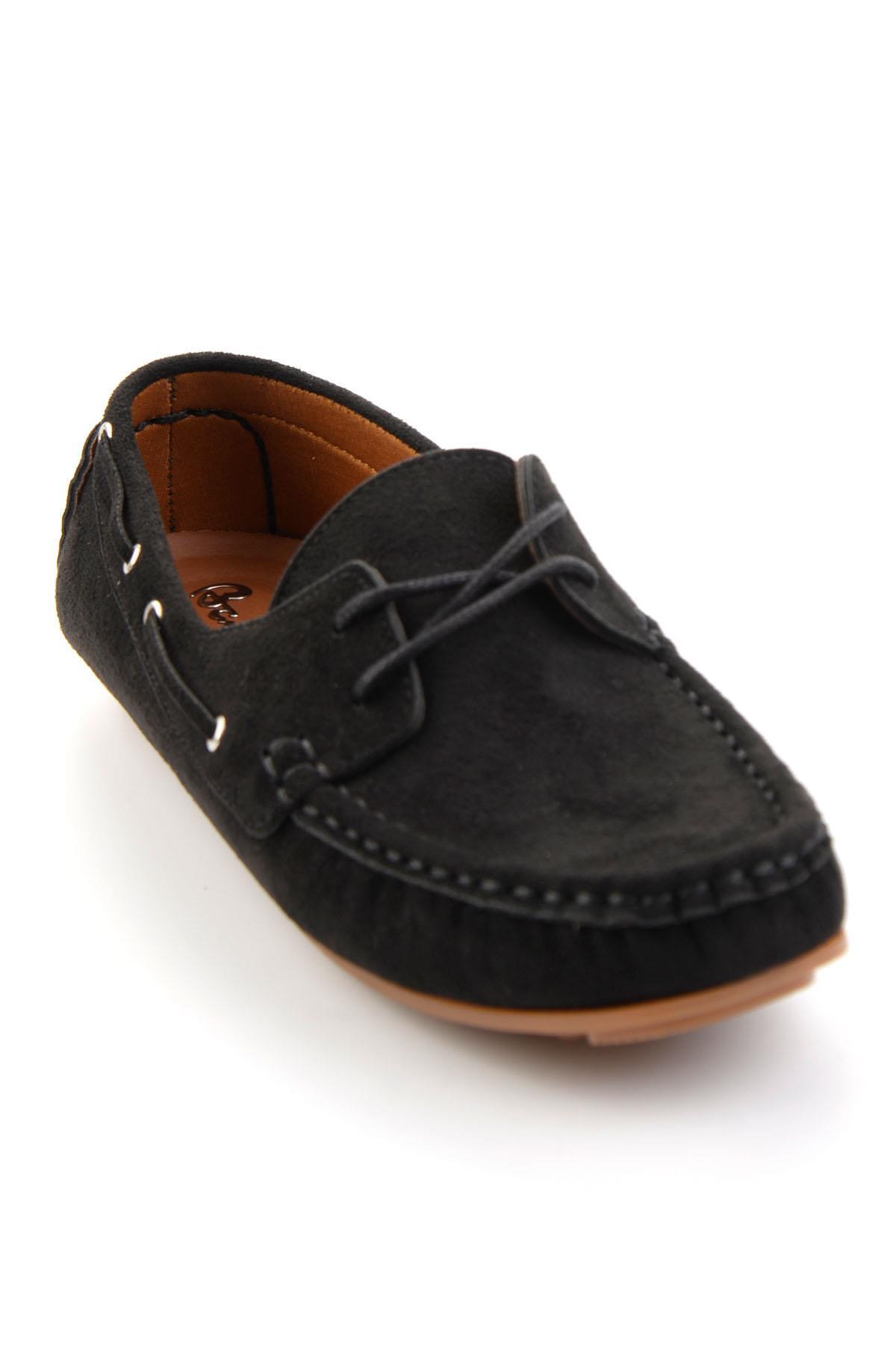Bambi Siyah Kadın Loafer Ayakkabı K01309000572 görsel 3