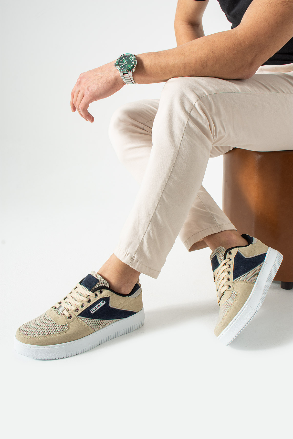 LesCarmine  907-TRK Yazlık Triko Erkek Spor Ayakkabı - Hafif & Nefes Alan - Görsel 4