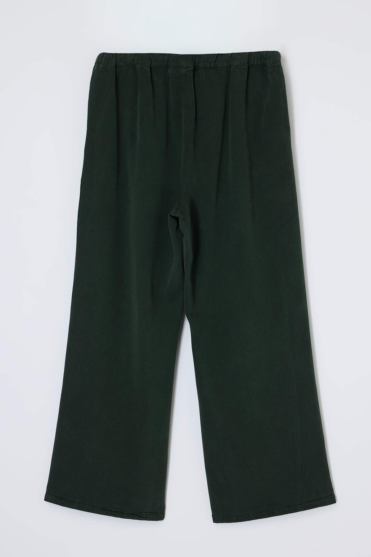 Trendyolmilla  Haki Yüksek Lastikli Bel Tencel İnce Yazlık Geniş Paça/Wide Leg Büyük Beden Jeans TBBSS25AR00038 - Görsel 5