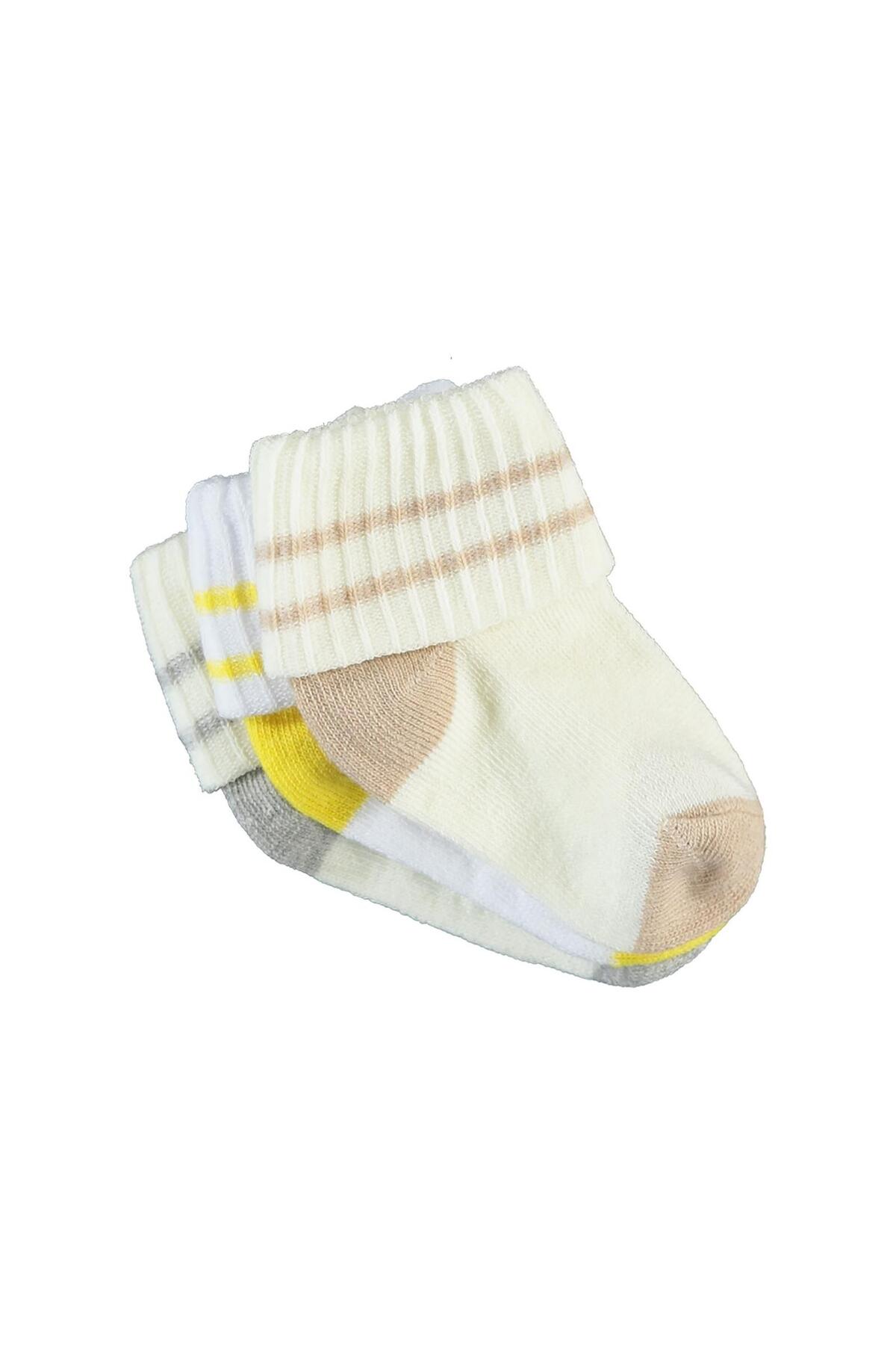 Civil Baby Erkek Bebek 3'lü Çorap Set 0-6 Ay - Standart Standart fotoğrafı 3 (önizleme)