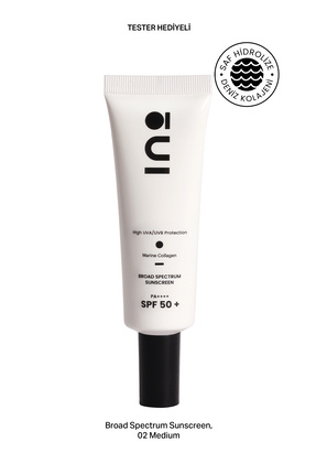 INO Beauty Nemlendirici Güneş Kremi SPF+50 02 MEDUIM Cilt Tonu Eşitleyici (Sa...