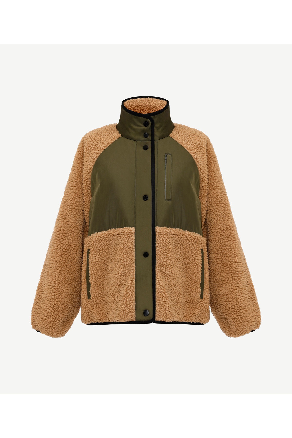 Yargıcı  Regular Dik Yaka Uzun Kol Mont - Görsel 6