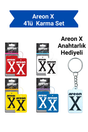 Areon X Süper Karma 4'lü Set Kalite Araç Kokuları
