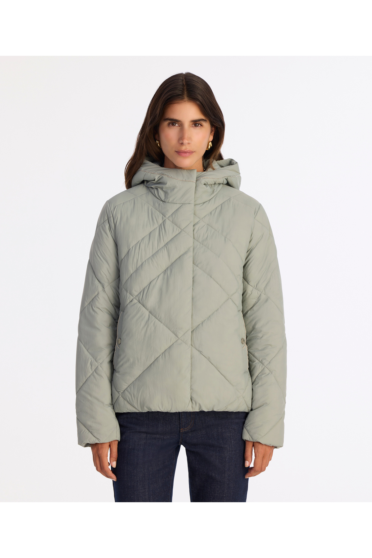 Yargıcı  Regular Kapüşonlu Yaka Uzun Kol Mont - Görsel 3