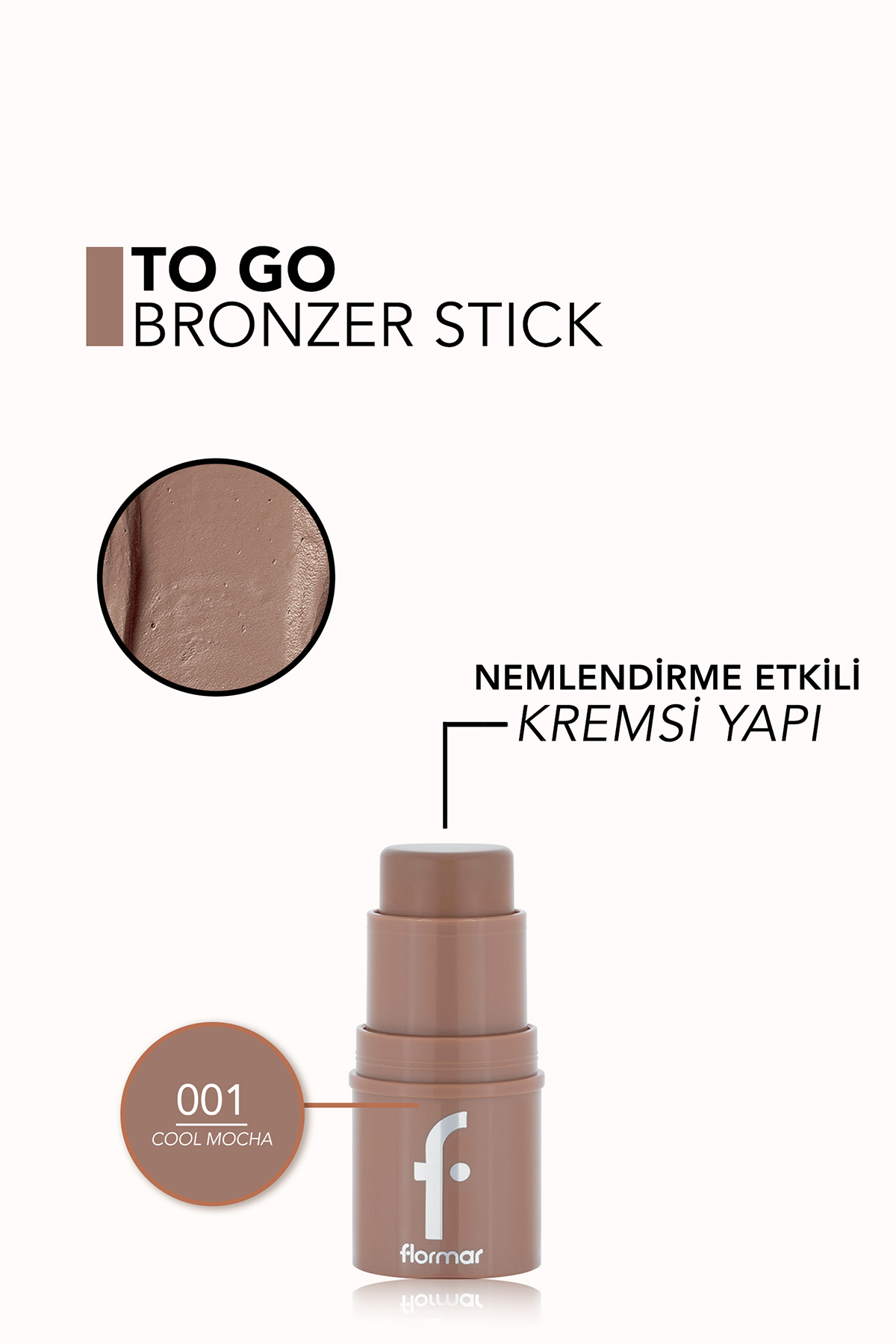برنز کننده کرمی استیک تو گو با پوشش طبیعی و اثر مرطوب کننده - 001COOLMOCHA - 8682536098502 5