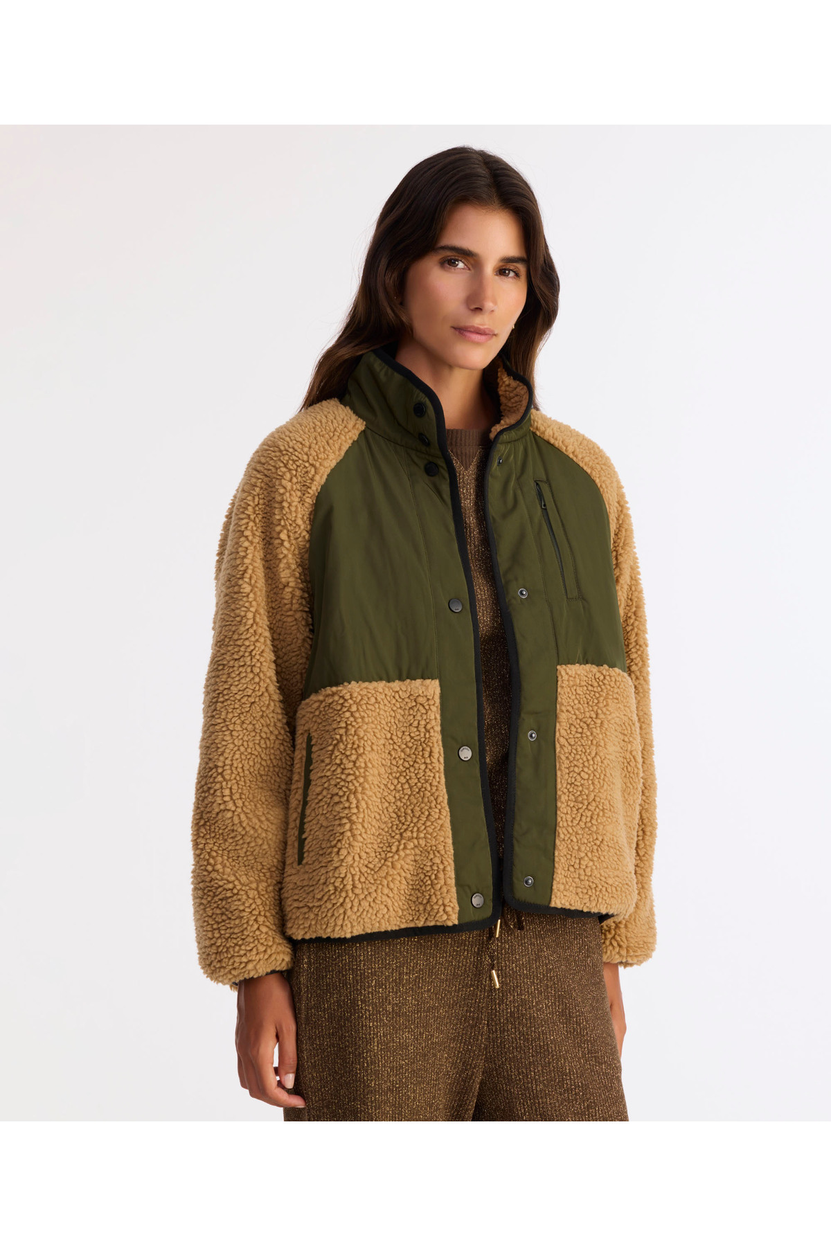 Yargıcı  Regular Dik Yaka Uzun Kol Mont - Görsel 3