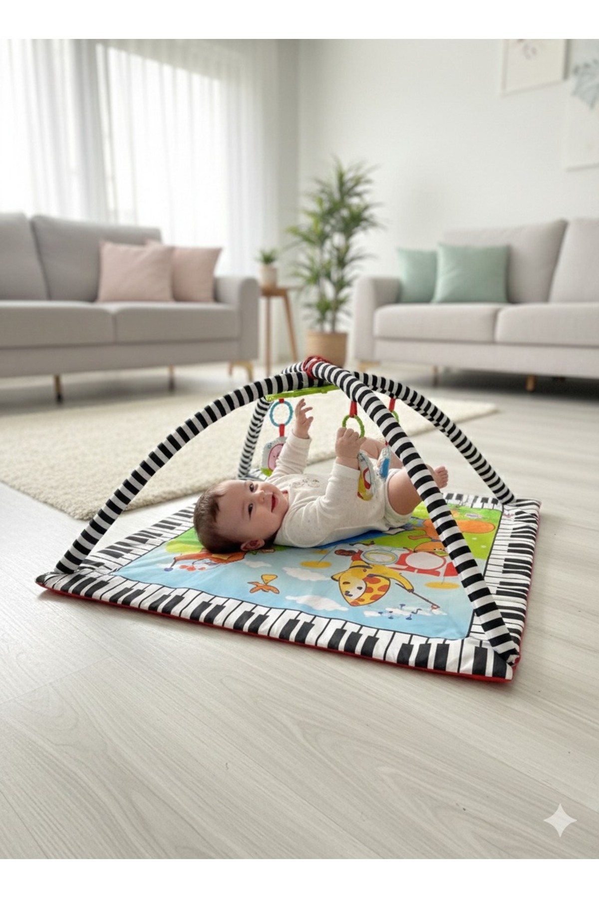 Jusso Piyano Melodik Oyun Halısı, Hayvanlar Alemi, Oyun Parkı fotoğrafı 2 (önizleme)