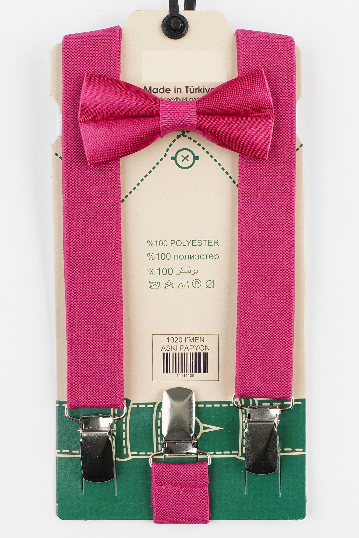 BOY'S SUSPENDERS and BOW TIE 1-12 YEARS OLD COMPATIBLE