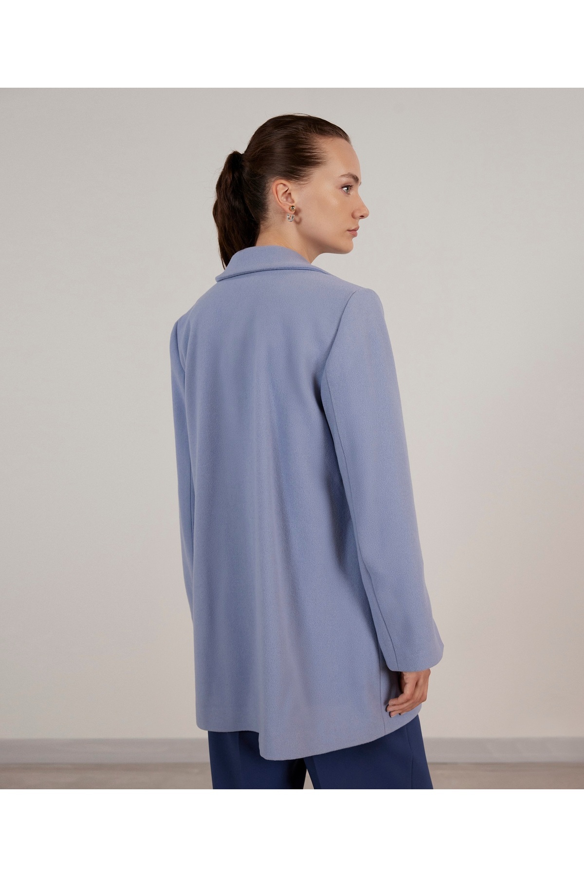 Yargıcı  Fermuar Detaylı Palto - Görsel 4