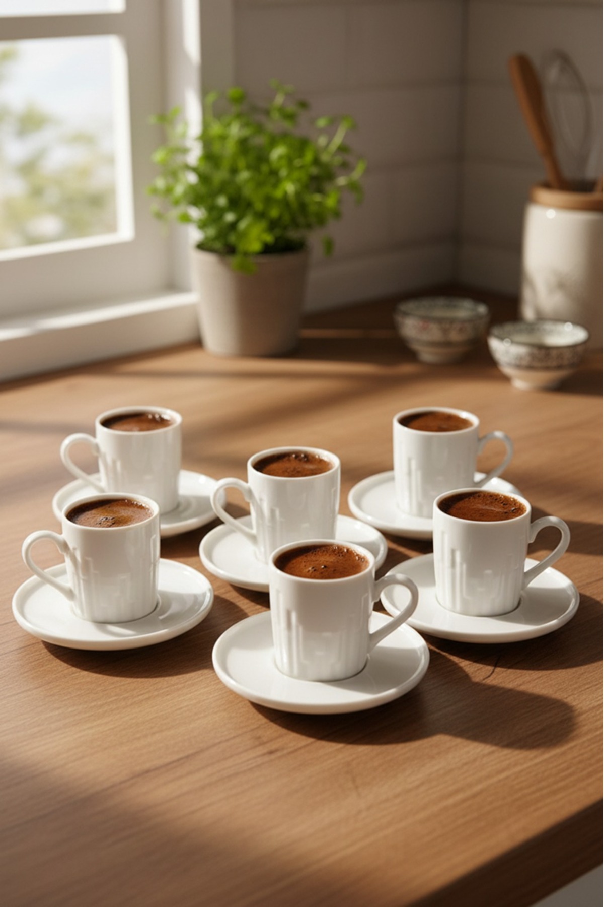 Bambum Tower 6 Kişilik Kahve Fincan Takımı 110 ml