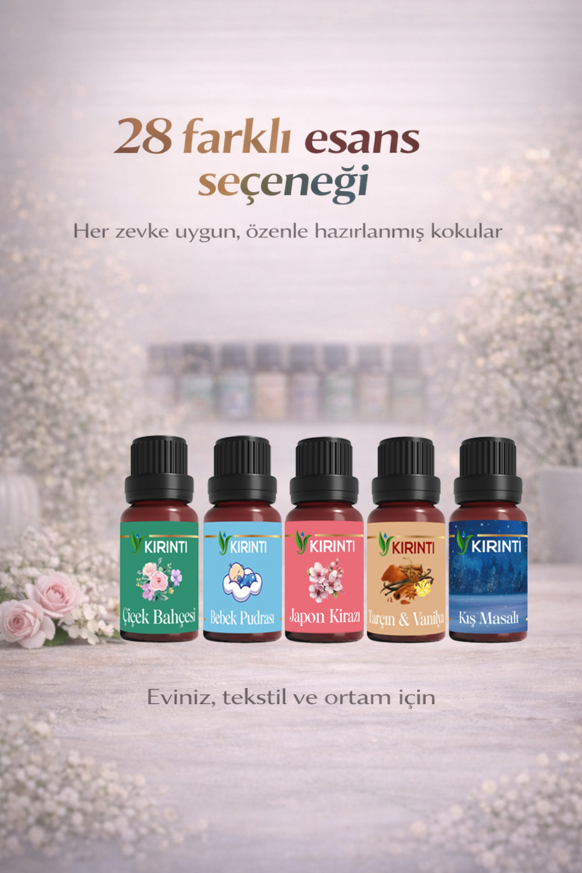 KIRINTI 2000 Bebek Pudrası Kokusu Esansı 10 ml – Buhurdanlık, Difüzör ve Oda Kokusu fotoğrafı 5 (önizleme)