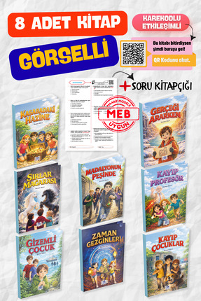 Tandem Yayınları 3. 4. sınıflar için okuma kitapları MACERA GEZGİNLERİ 8 adet...