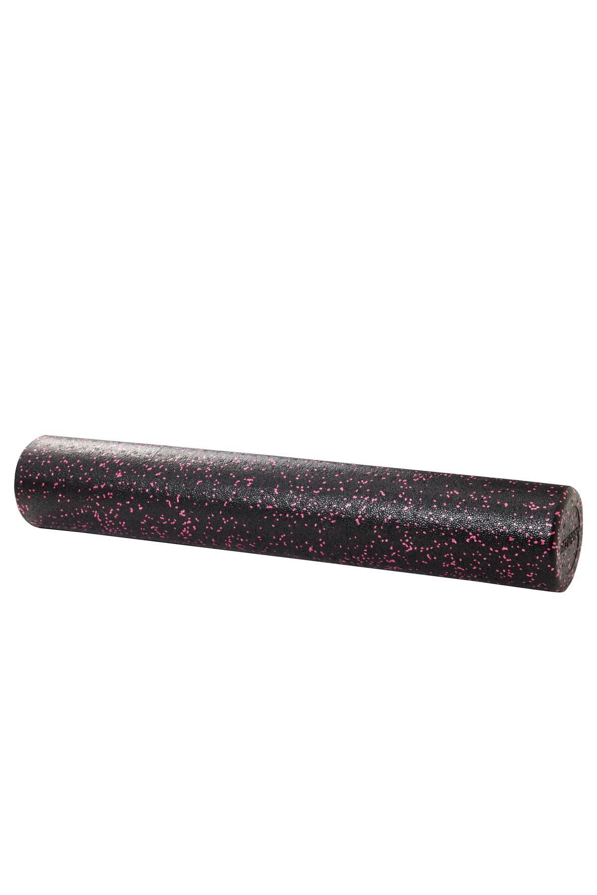Black-pink Scratchless Pilates Roller Yoga Exercise Massage Roller 90 Cm