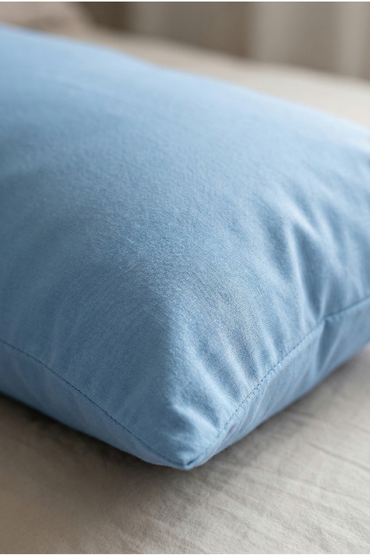 NESCO Dolgun Yan Yatış Hamile Yastığı Ve Dekoratif Uzun Yastık 50x150 Çift Kişilik Yatak Yastığı- 2200gr fotoğrafı 6 (önizleme)