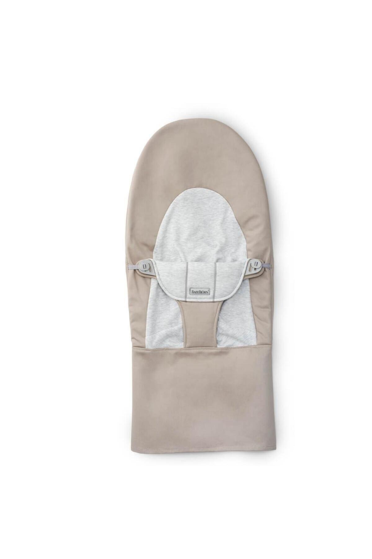 BabyBjörn Balance Soft Ana Kucağı Cotton Jersey / Beige Grey fotoğrafı 3 (önizleme)